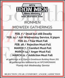 Iron Men Weekly Schedule