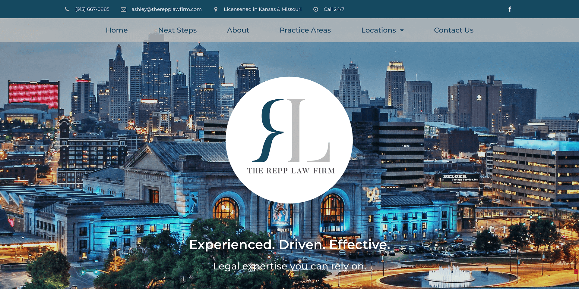 The Repp Law Firm Website